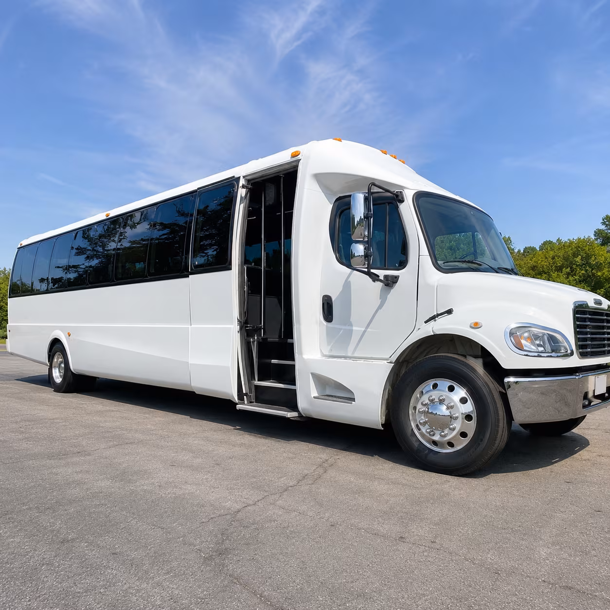 Great Falls Airport Shuttle & Transportation party bus exterior