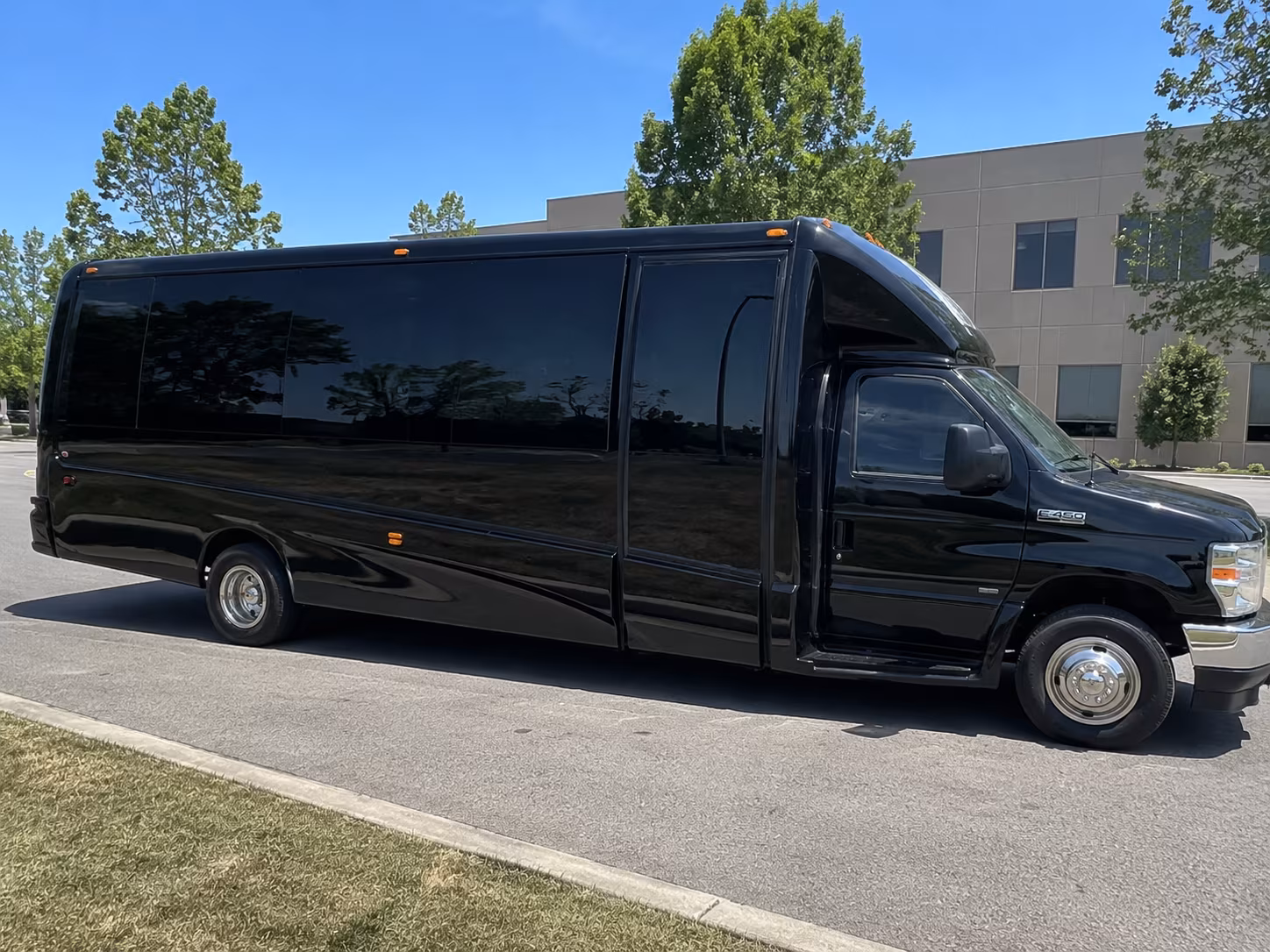 Great Falls Bachelor & Bachelorette Transportation party bus exterior