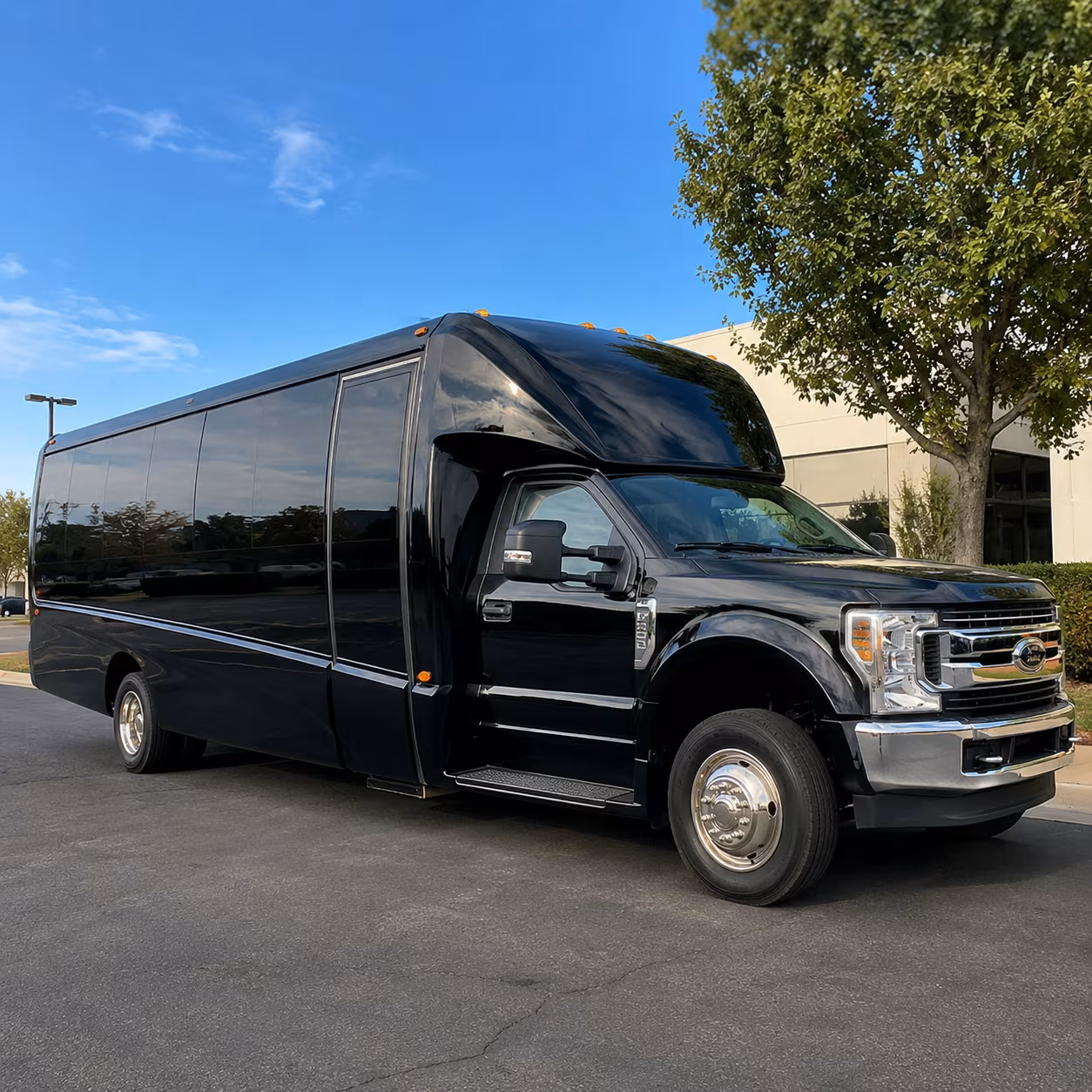 Great Falls Corporate Transportation party bus interior