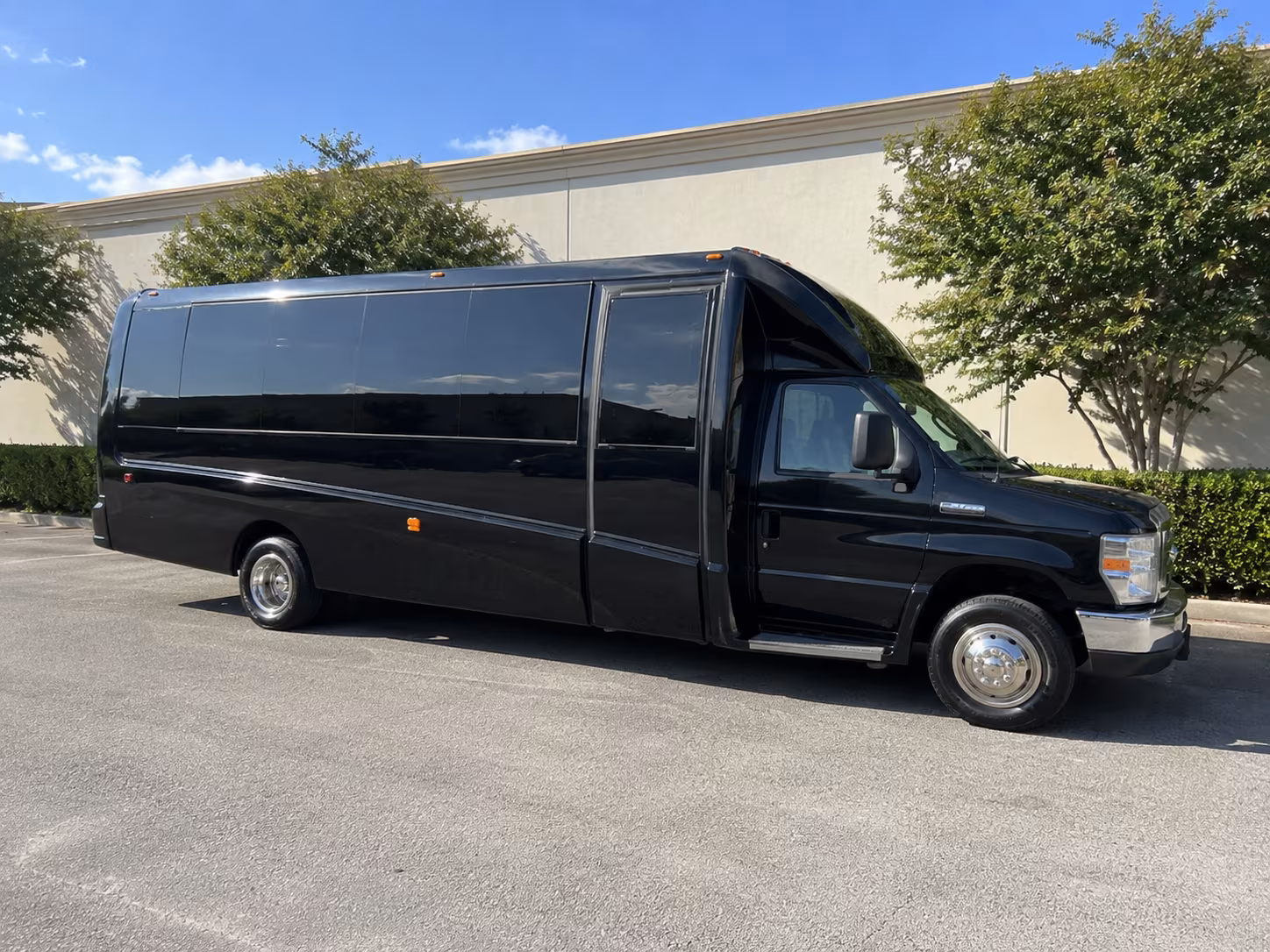 Great Falls Private Event Transportation party bus exterior