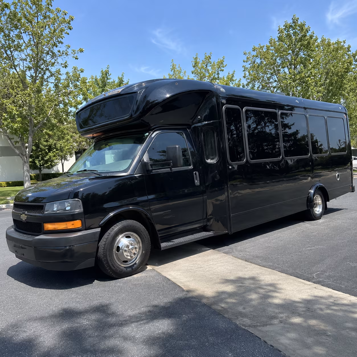 Great Falls Prom & Homecoming Transportation party bus exterior