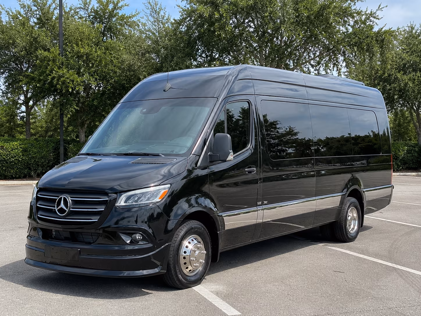 Great Falls School Event Transportation party bus exterior