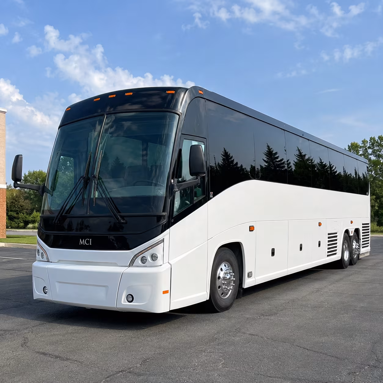 Great Falls School Event Transportation party bus exterior