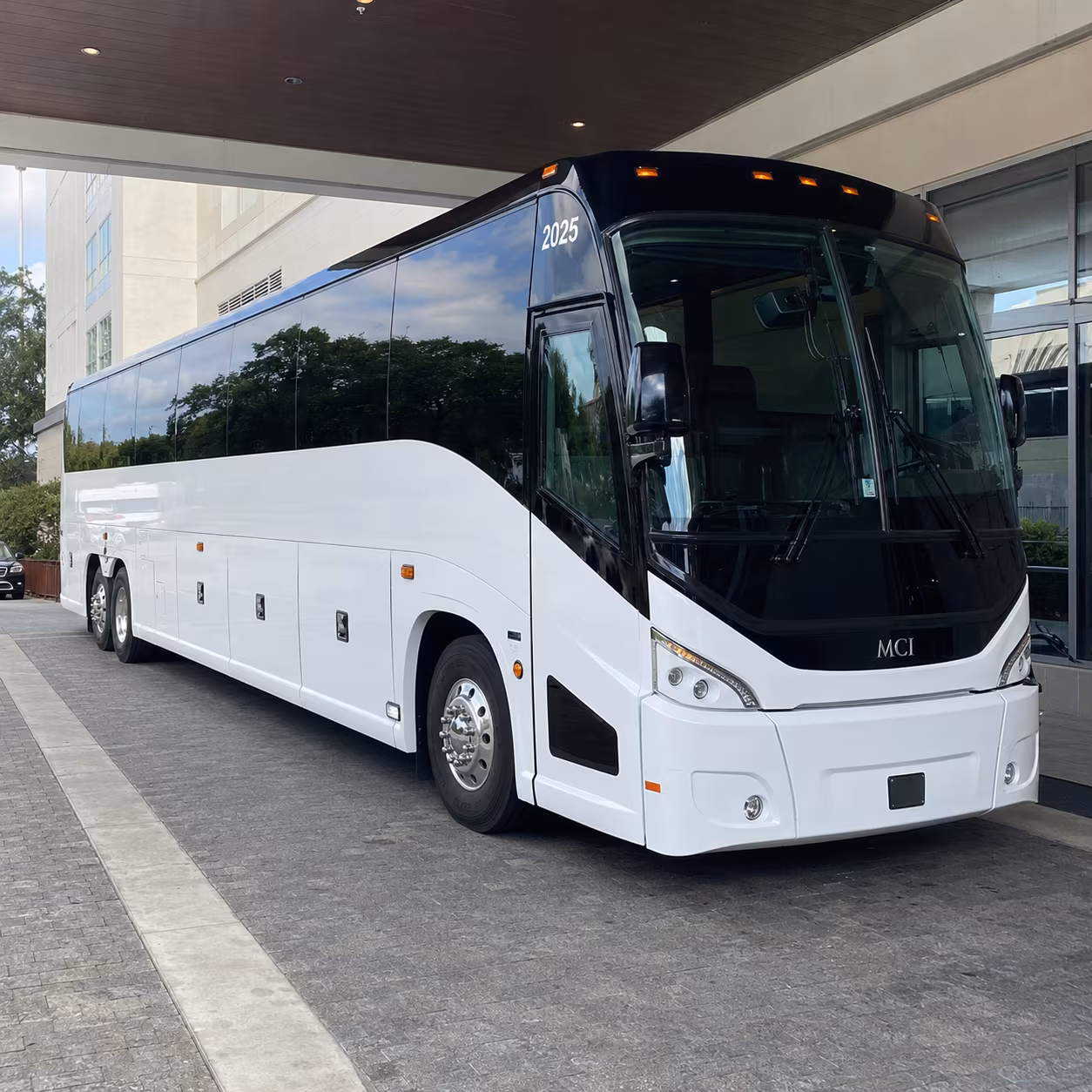 Great Falls School Event Transportation party bus exterior