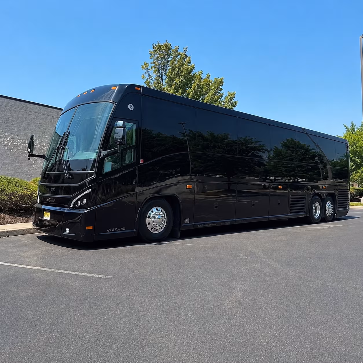 Great Falls School Event Transportation party bus exterior