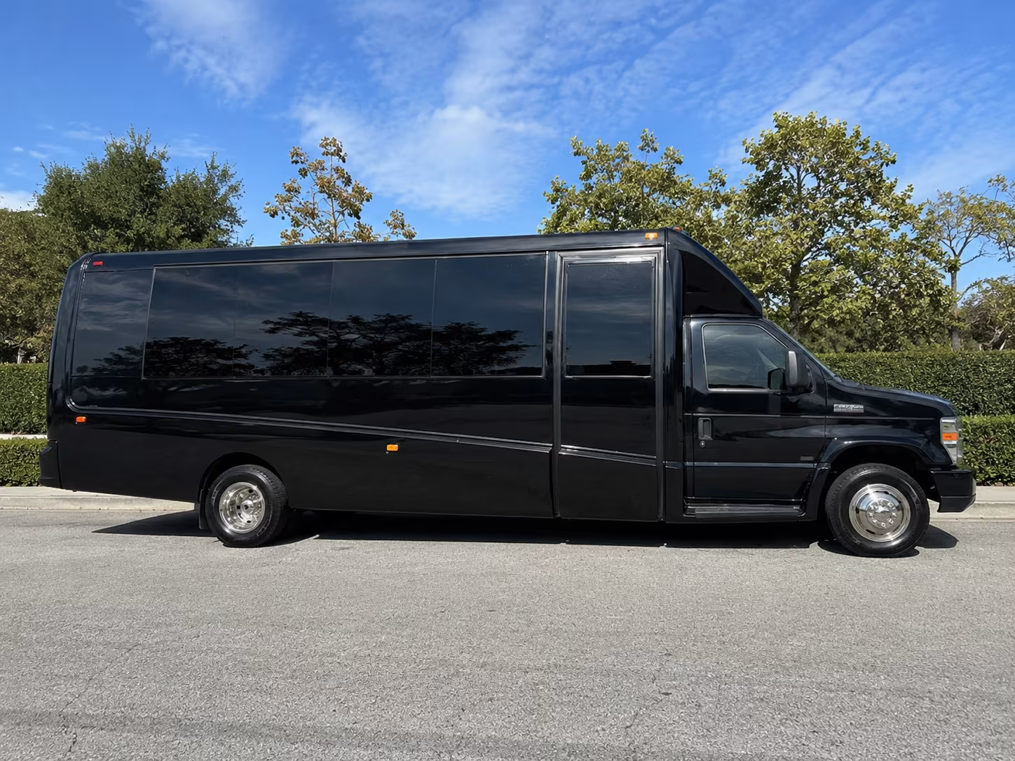 Great Falls School Event Transportation party bus exterior