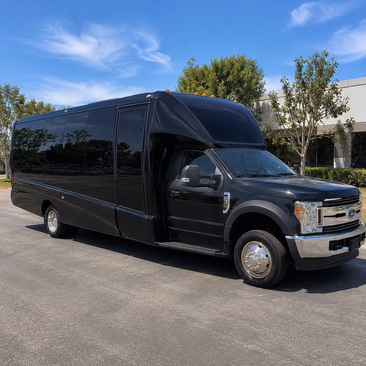Great Falls Sporting Event Transportation party bus exterior