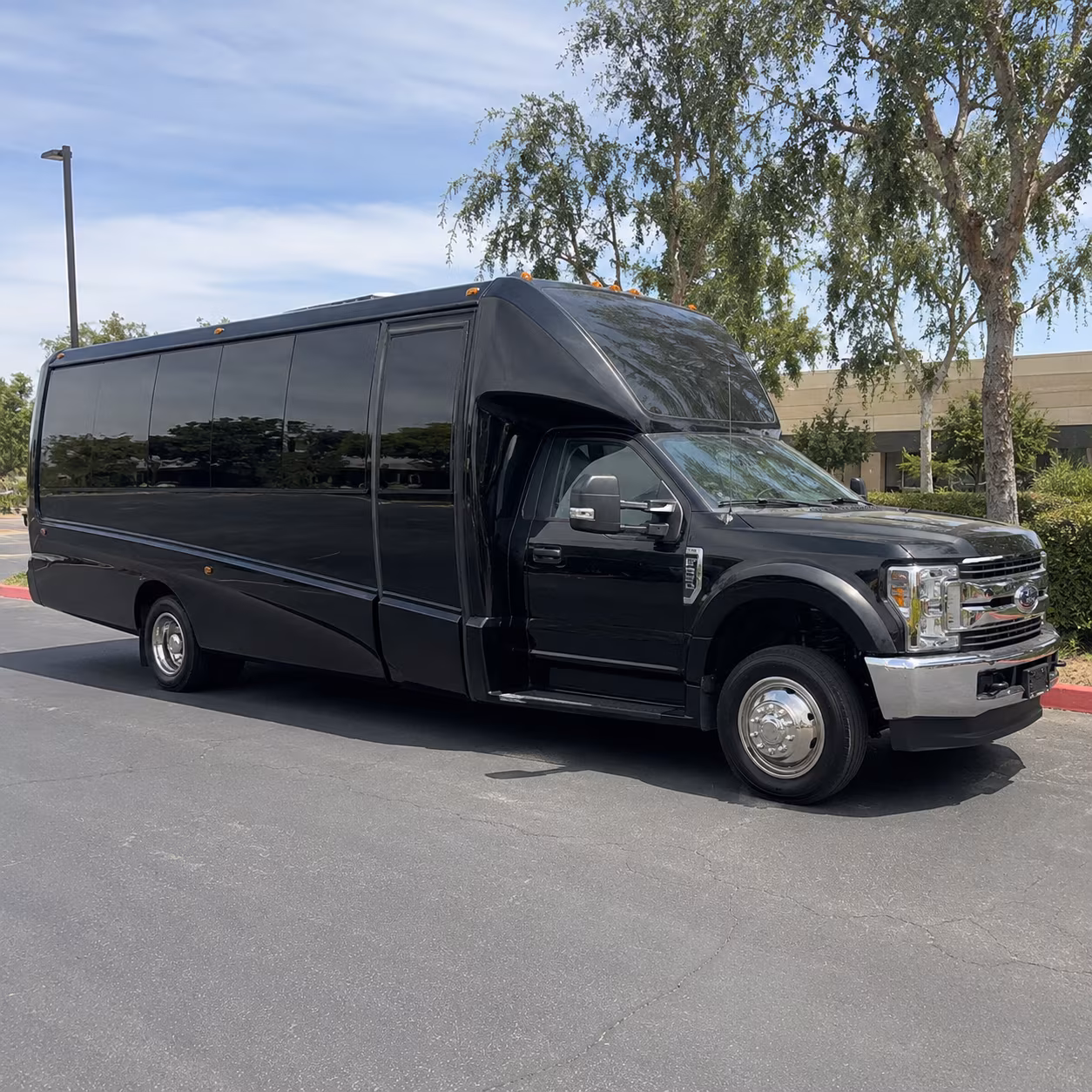Great Falls Sporting Event Transportation party bus exterior