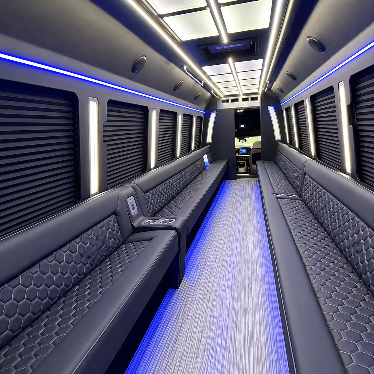 Great Falls Sporting Event Transportation party bus exterior