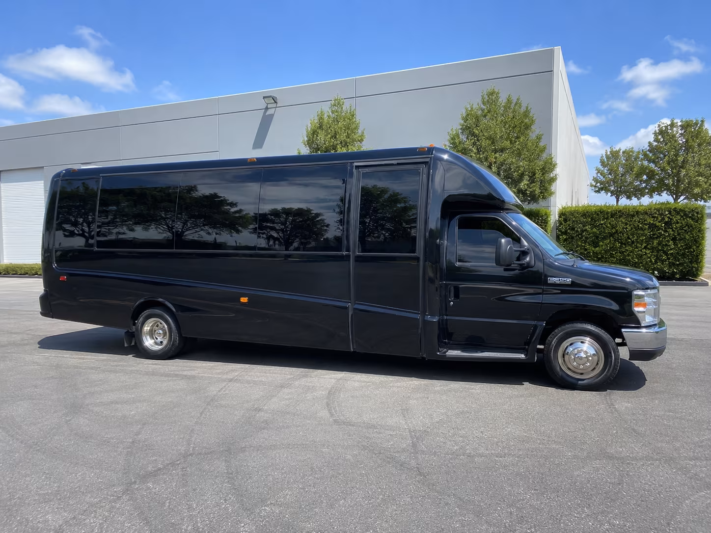 Great Falls Wedding Transportation party bus exterior