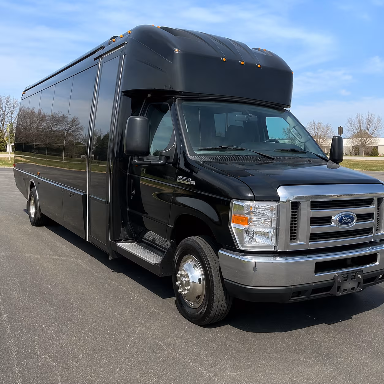 Great Falls Wedding Transportation party bus exterior