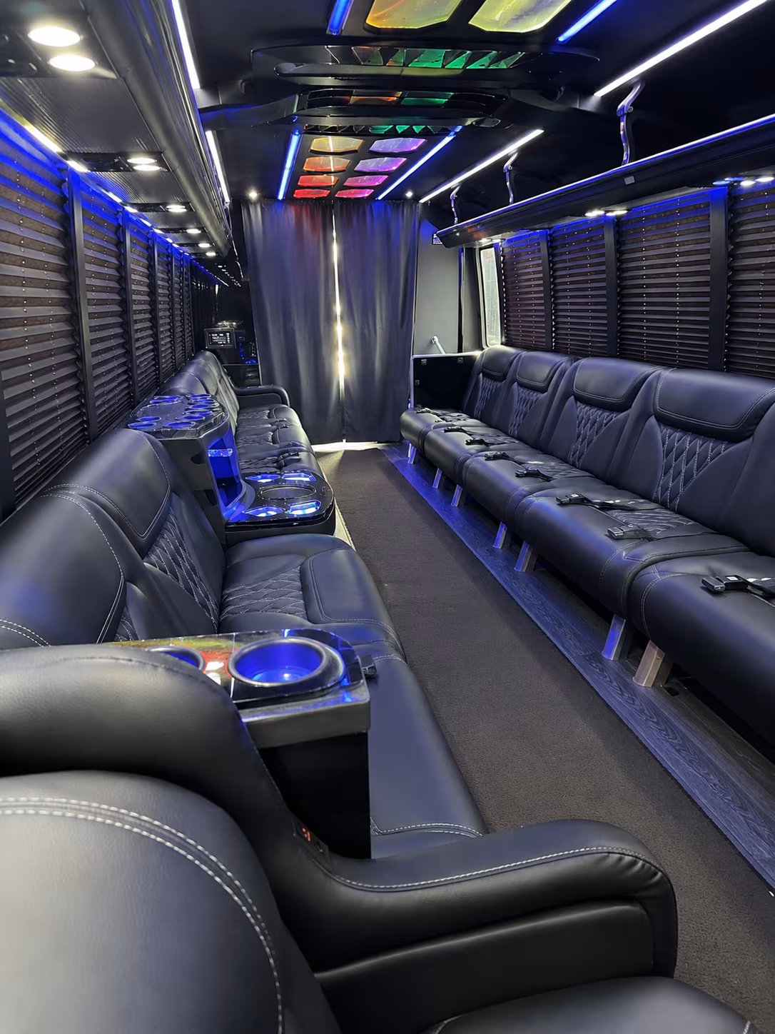 Great Falls Wedding Transportation party bus exterior