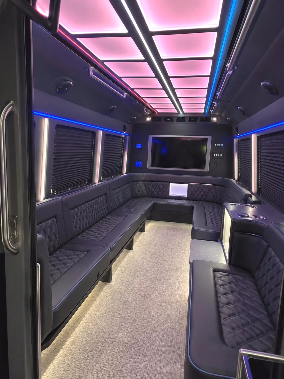 Great Falls Winery Tour & Pub Crawl Transportation onboard seating